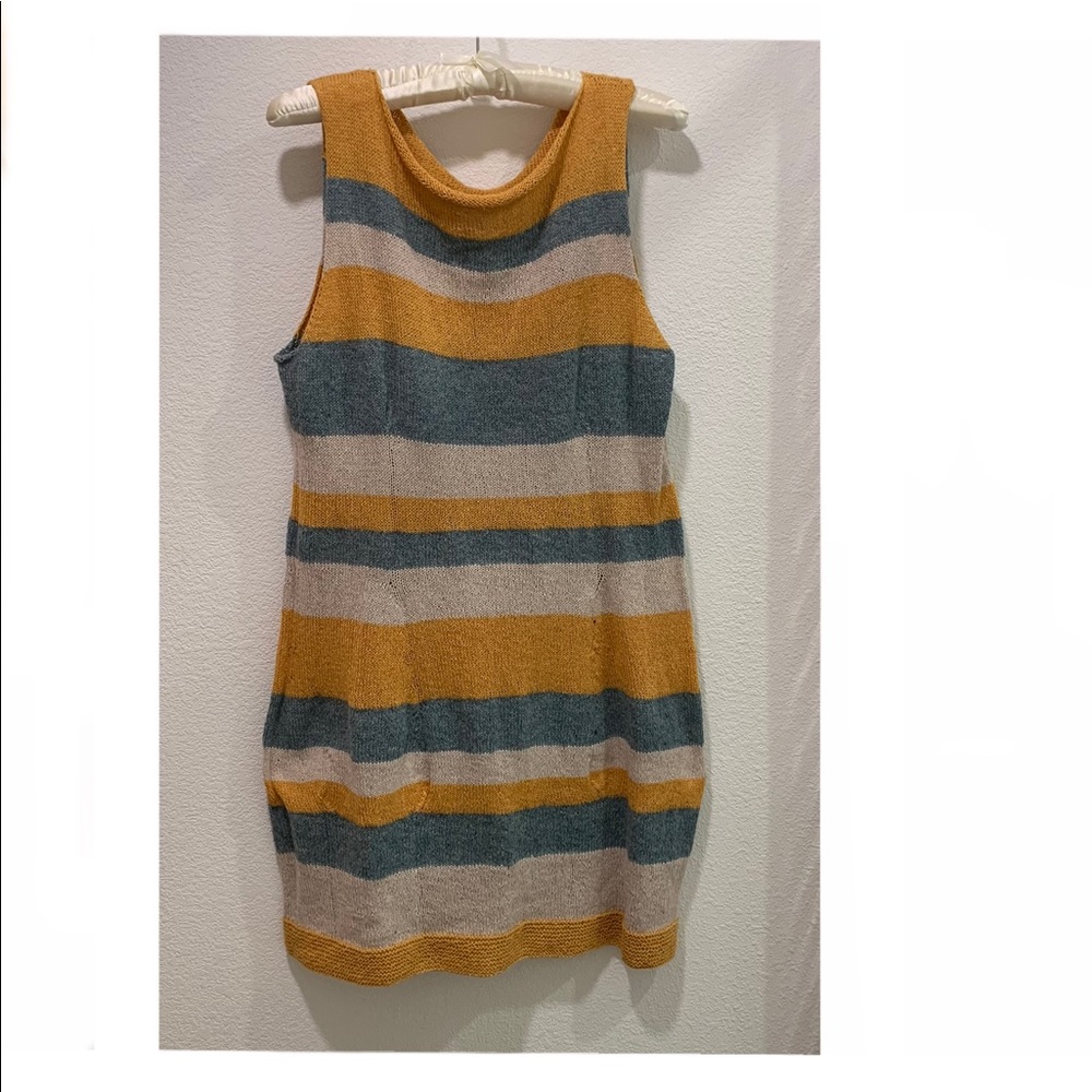 Beautiful, one of a kind, hand knit sweater dress
